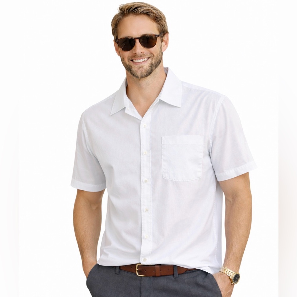 NN.07 Men's Classic White Button Down Shirt (NEW w/Tags)